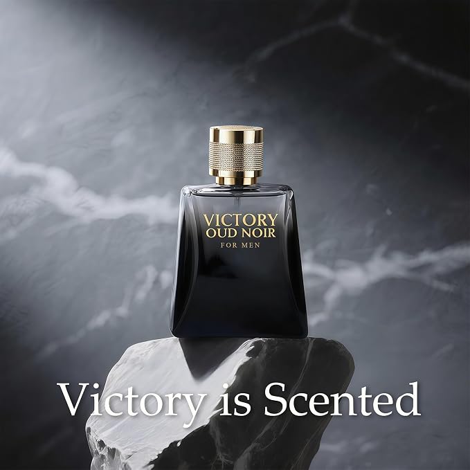 AFLUXE Victory Oud Noir | Oud Cologne For Men with Black Pepper & Citrus | Long-Lasting Eau de Toilette | Gift Set for Him
