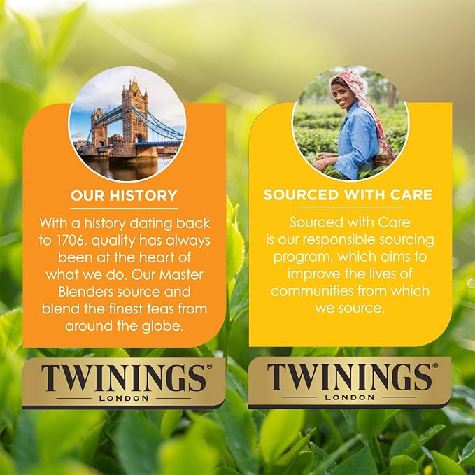 Twinings Pure Rooibos Red Tea K-Cup Pods for Keurig, 24 Count (Pack of 2), Natural, Slightly Sweet Taste, Naturally Caffeine-Free, Enjoy Hot or Iced