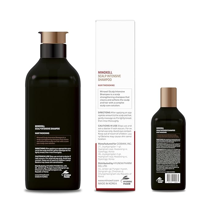 Scalp Intensive Shampoo with Biotin | Korean Shampoo for Hair Loss, Hair Regrowth, Thinning Hair, Volume Boost & Damage Repair (13.52 fl oz) | for hair growth, korean shampoo, Dandruff Control, Oily Roots, Hair loss, Volume Boost