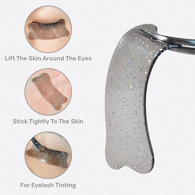 Korean Lash Lift Silicone Reusable Eye Patches Super Sticky Under Eye Patches Lash Lift Cover Eyelash Extension for Salon