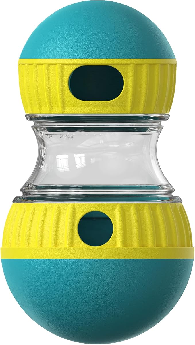 Dog Treat Dispenser Toy, 5.29oz Capacity, Promotes Slow Eating Habit