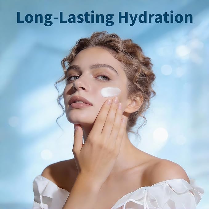 Daily Facial Moisturizer Cream, Formulated Without Common Irritants for Those with Sensitive Skin, Squalane & Hyaluronic Acid, Moisture Barrier Repair, Long Lasting Hydration,1.7 fl oz