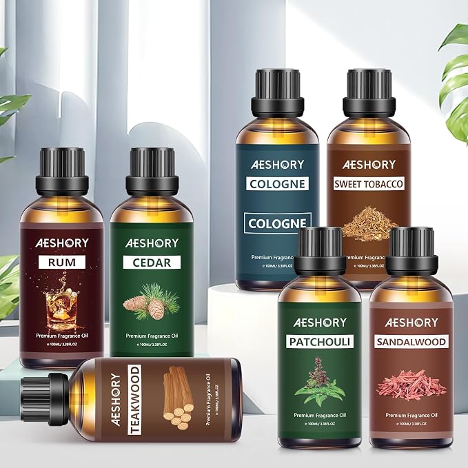 Rum Fragrance Oil 3.38FL.OZ - Aromatherapy Essential Oils for Diffusers for Home, Rum Scented Oils for Massage, Soap Candle Making Scents - 100ML