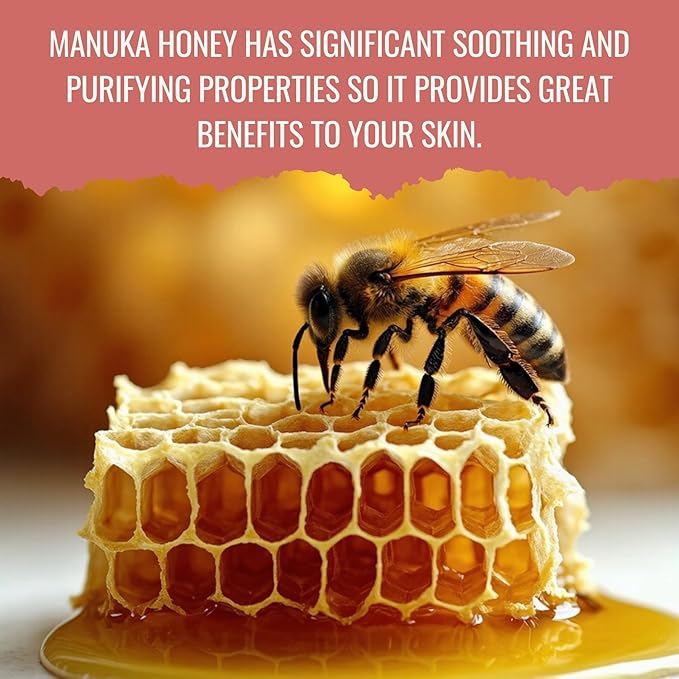 Manuka Lane Manuka Honey Night Cream for Face and Neck with Argireline, Rosemary, Sweet Almond Oil, & Vitamin A | Plant Based Formula | Carefully formulated to keep your skin young and healthy!
