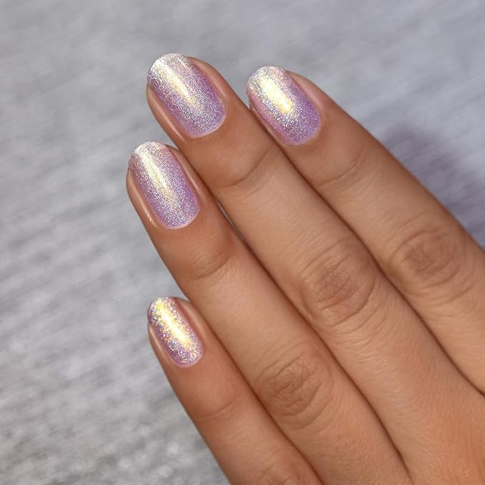 ILNP In The Clouds - Pale Lilac Shimmer Holographic Nail Polish