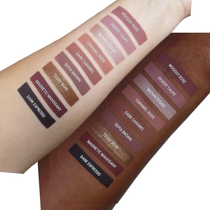 Aromi Woodsy Rose Matte Liquid Lipstick, Sepia Rosewood Lip Color, Vegan and Cruelty-free, Long-lasting Lipstick, Handmade (Woodsy Rose)