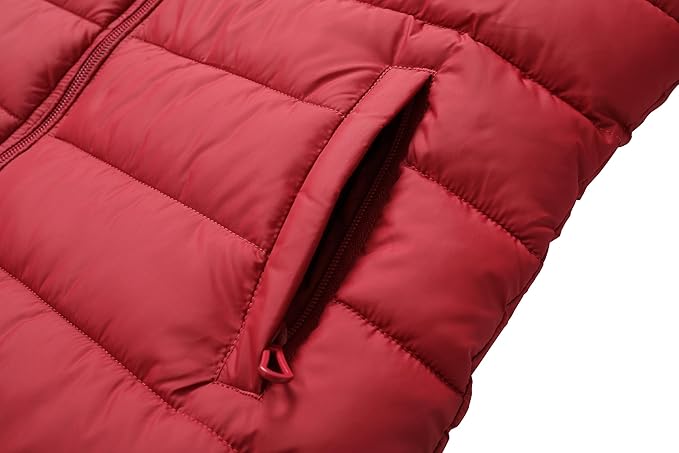 GOLDLADIES Women's Waterproof Long Down Jacket,Warm Winter Hooded Puffer Coat Thickened for Hiking Outdoor