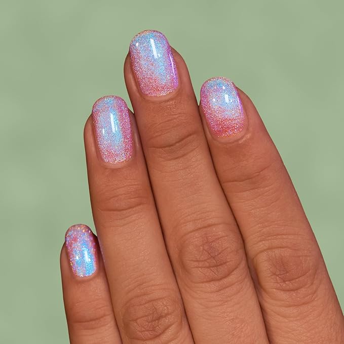 ILNP Flower Child - Soft Pink Shimmer Nail Polish, Chip Resistant Manicure, Non-Toxic, Vegan, Cruelty Free, 12ml
