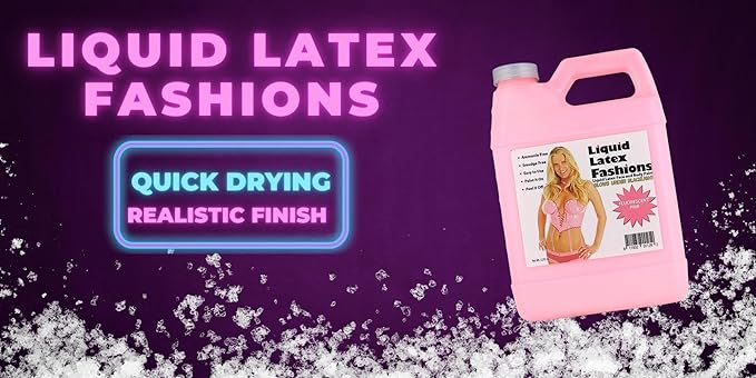 Ammonia Free Liquid Latex Body Paint - 32oz Fluorescent Pink