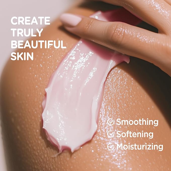 Strawberry Body Butter, Natural Shea Body Butter for Dry Skin, Womens and Mens Body Care, Body Care for Deep Moisturizing and Hydrating-3.4 floz+6.8 floz