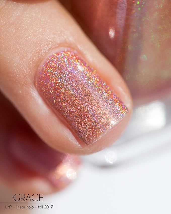 ILNP Grace - Golden Peach Ultra Holographic Nail Polish