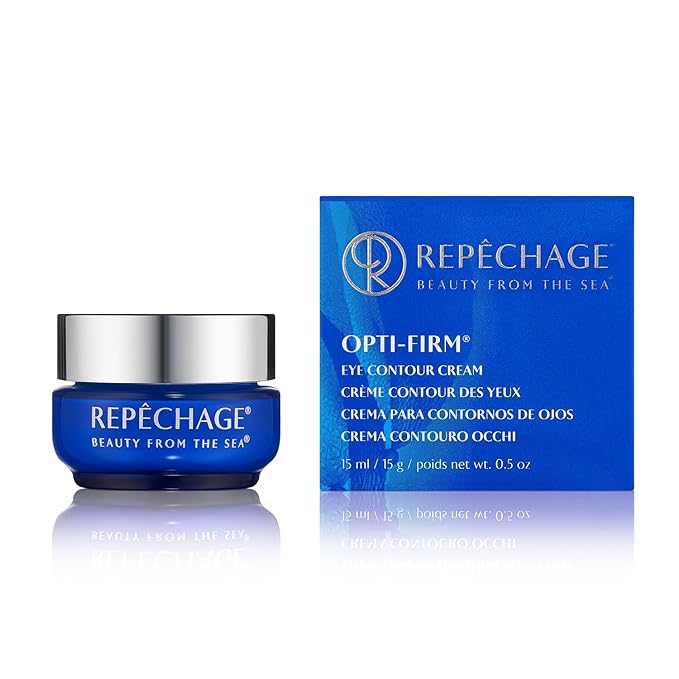 Repechage Opti-Firm Eye Contour Cream – Anti-Aging Under Eye Cream with Seaweeds & Peptides – Helps Reduce Appearance of Crow’s Feet, Dark Circles, Puffiness, Wrinkles, & Fine Lines, 0.5 oz (15 mL)