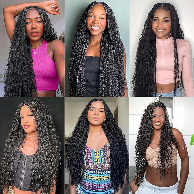 Human Braiding Hair for Boho Braids 20inch Water Wave Bulk Human Hair Extensions for Braiding No Weft Brazilian Virgin Curly Deep Wave Loose Deep Wave Bulk Wet and Wavy 1 Bundle 100g Natural Black