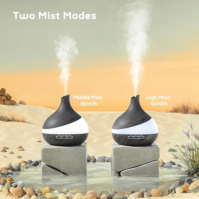 ππ%π¨ππ HJTHJT Essential Oil Diffuser: 500ML Aromatherapy Diffuser with Remote Control for Hotel Spa Yoga Room - Humidifiers for Bedroom with 14 Colors LED Night Light for Kids/Women