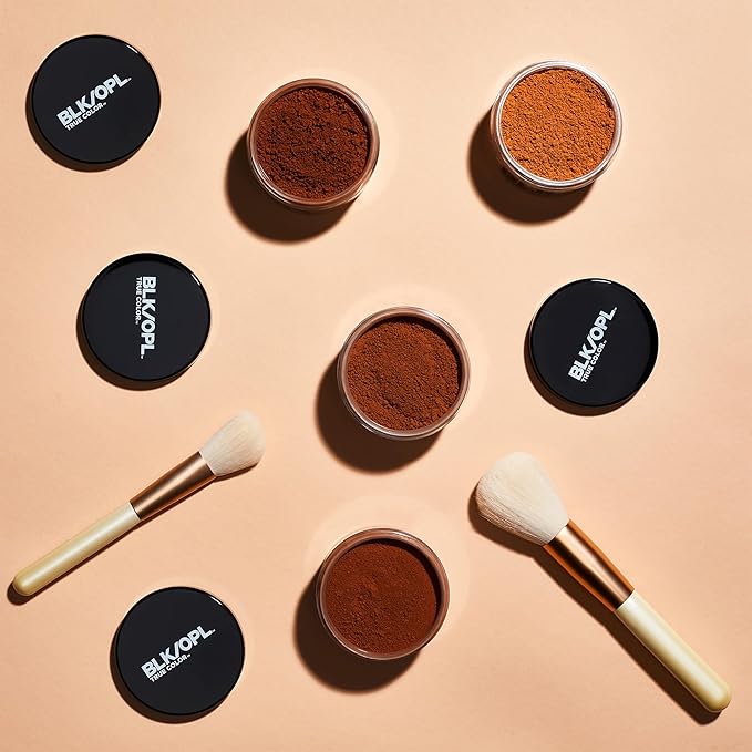 BLK/OPL TRUE COLOR Soft Velvet Finishing Powder, Deep — hypoallergenic, paraben-free, and cruelty-free