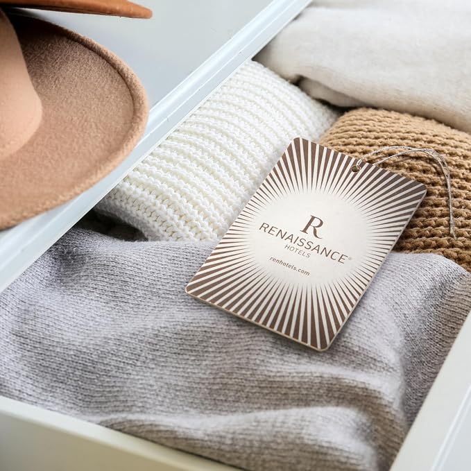 Renaissance - Shiso Tea Fragrance Card Sachet - Luxury Hotel Scent - Air Freshener for Closet - Car Freshener - Set of 6