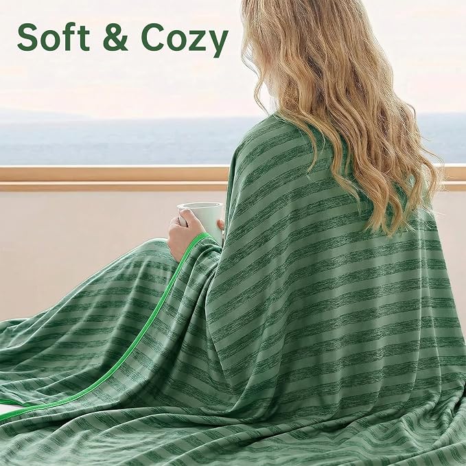 Guohaoi Cooling Blanket for Hot Sleepers and Night Sweats 50"x70" Twin Size | Arc-Chill Q-Max >0.5 Cool Fiber,100% Oeko-Tex Certified Lightweight Summer Blanket for Travel/Outdoor Ultra Cold Breathable