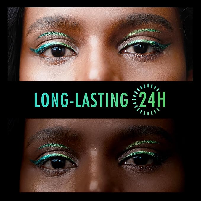 BEPHOLAN Chameleon Metallic Green Eyeliner Pencil Waterproof Gel Eye Liner Pencil Shifting Colors Glitter, Smudge Proof 24h Long-Lasting Eyeliner Pen (WILD OASIS)