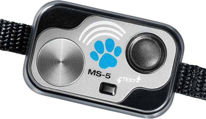 Genuine MS-5® Automatic Pet Door Collar 2-Pack, Tested & Certified by High Tech Pet with 6 Free Preimum Batteries. Complies with Power Pet Door Performance Warranty.