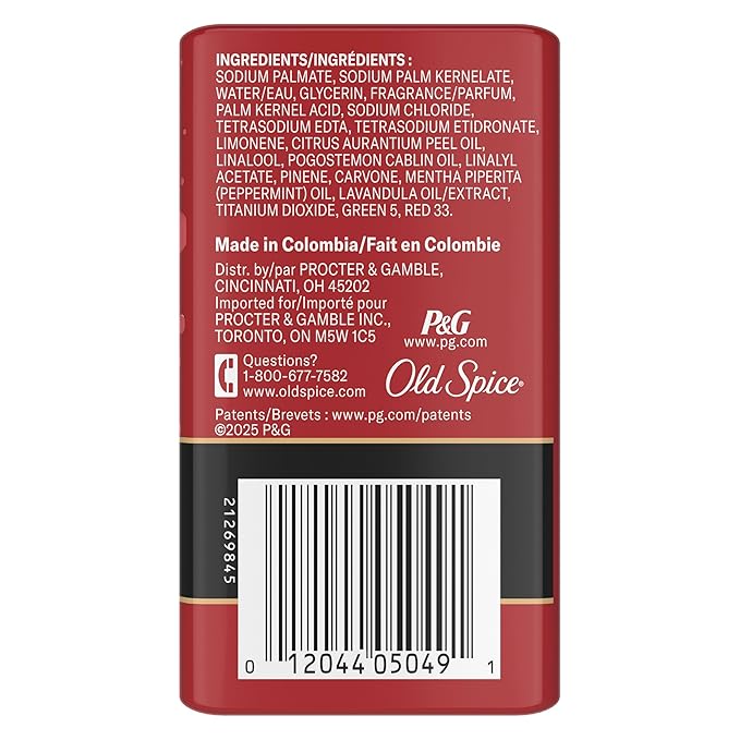 Old Spice Bar Soap for Men, Refreshing Clean to Wash Away Dirt & Odor, Cleansing Formula, Long-Lasting & Confidence-Boosting Fragrance, Swagger with Lime + Cedarwood Scent, 3.17 oz (Pack of 4)