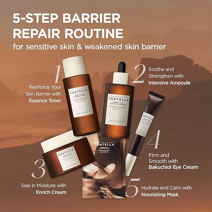 SKIN1004 Probio-Cica Essence Toner 7.10 fl.oz, 210ml, Korean Hydrating Face Toner with Fermented Centella Asiatica & 5 Types of Hyaluronic Acid, Soothing Facial Toner Essence, Daily Korean Skin Care