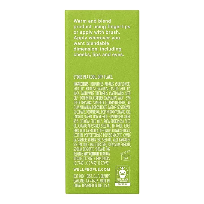 Well People Supernatural Stick Highlighter, Highlight Stick For Hydrated, Dewy Skin, Use On Lips, Cheeks & Eyelids, Vegan & Cruelty-free, Rose Glow