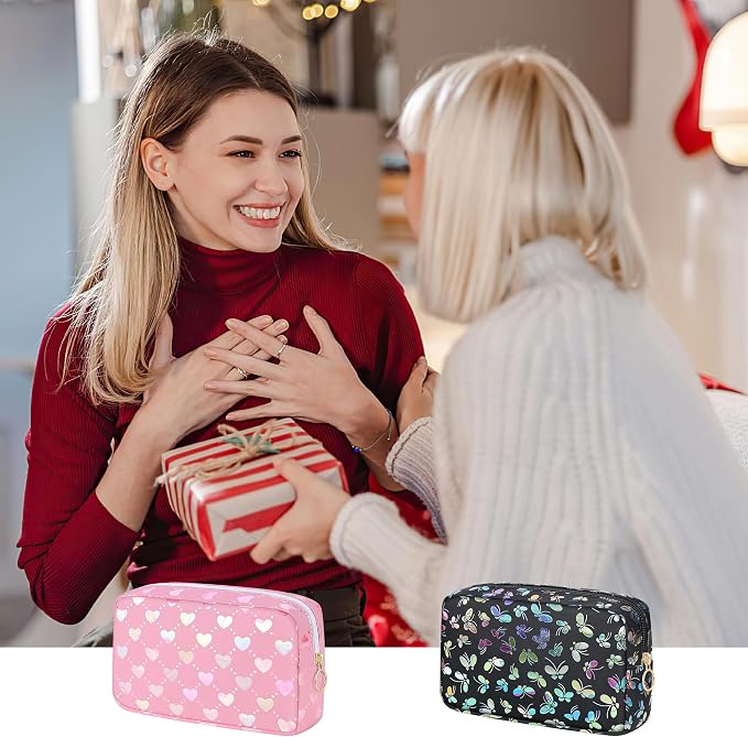 Likesing Tampon Holder for Purse, PU Period Bag Sanitary Napkin Storage Bag for Girls Womens, Portable Feminine Emergency Pad Tampon Period Pouch Sanitary Bags(Love Pink)