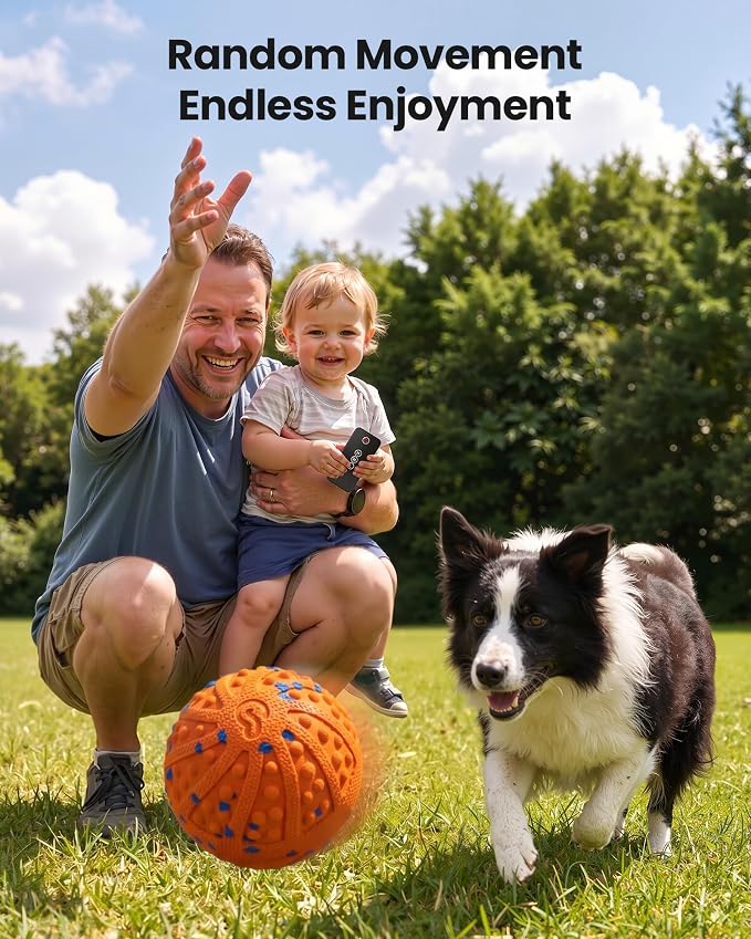 Interactive Dog Toys with Teeth-cleaning Texture, Remote Control, 3 Modes