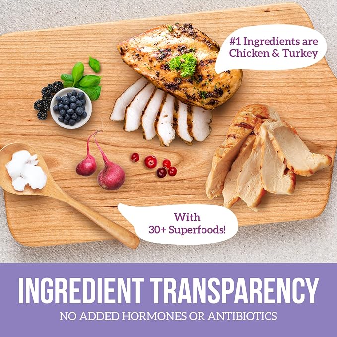 Health Extension Grain Free Chicken & Turkey Dry Dog Food - 30+ Superfoods and Probiotics for All Life Stages (23.5 lb)