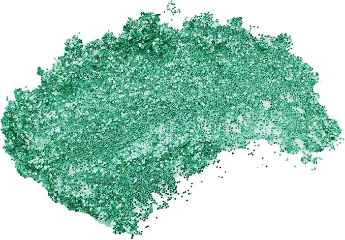 Dazzle and Delight: Secret of Pharaoh Glitter Gel for Hair, Body and Face - Lucky Clover | 6 Vibrant Colors, Long Lasting Sparkles, Ideal for Parties, and Festival Look, Glammarous Effect
