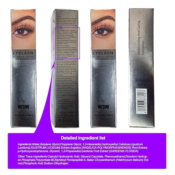 Lash Serum,Eyelash Growth Serum - Rapid Eyelash for stronger, Healthier Lashes & Brows, Vegan & Cruelty-Free (2 PCS)