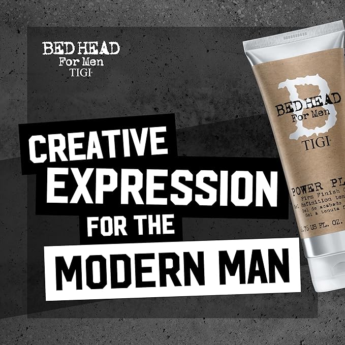 Bed Head for Men by TIGI Power Play Firm Finish Gel 6.76 Oz (Pack of 2)