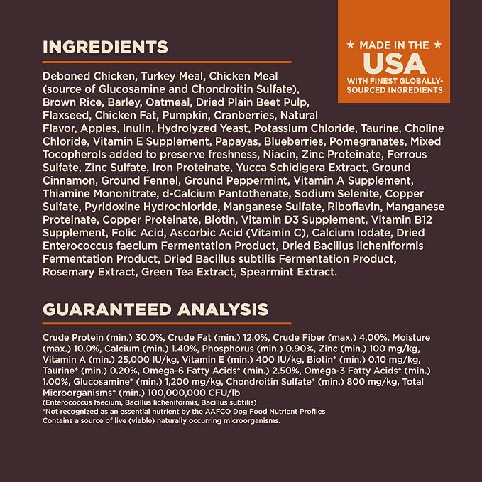 Wellness CORE Digestive Health Large Breed Adult Dry Dog Food, Wholesome Grain Kibble, Sensitive Stomach, Natural, High Protein, Chicken and Brown Rice Recipe, 24 lb Bag