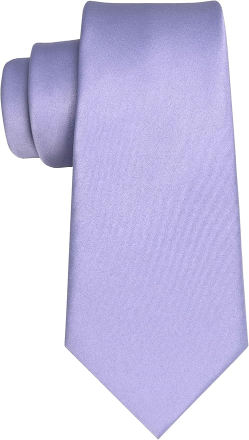JEMYGINS Solid Color Tie Mens Necktie for Business and Wedding