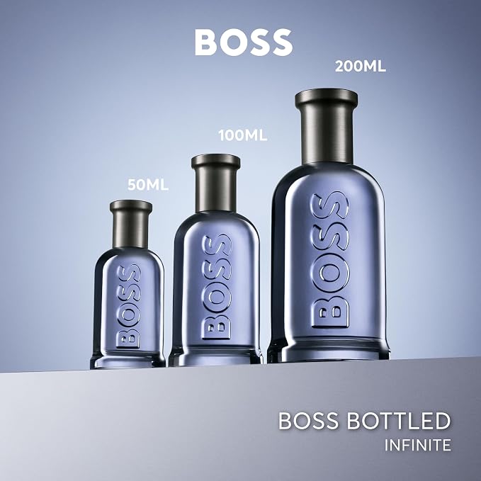 Hugo Boss Bottled Infinite Eau de Parfum – Woody Men's Cologne – With Notes of Apple, Patchouli, Lavender & Sandalwood – Long Lasting Fragrance