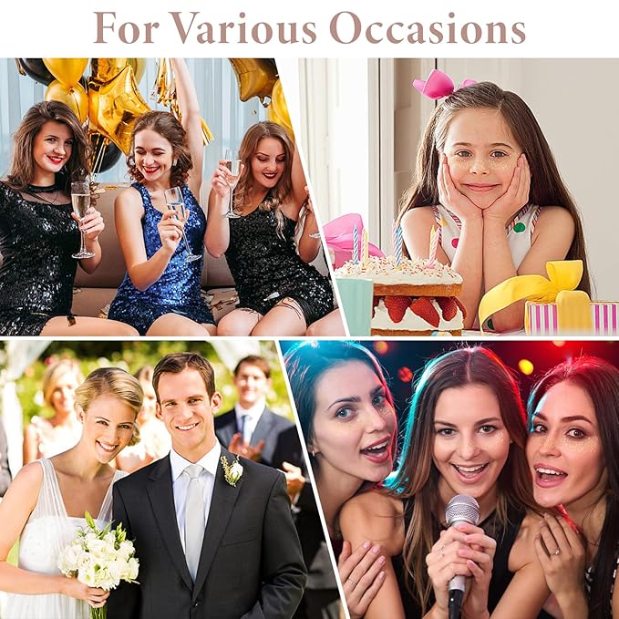 16 PCS Temporary Tattoos, Face Glitter, Gold Face Tattoos Stickers, Temporary Body Face Glitter, Makeup Patches for Women Girls Music Festival, Carnival Party, Halloween