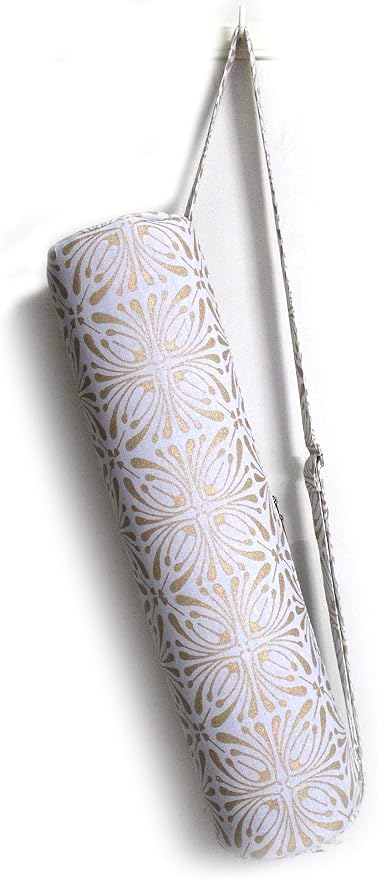 ICC Black Gold Mandala Full-Zip Exercise Yoga Mat Carry Bag Gym Beach Pilates Carrier Bags Hippie Mandala Indian Cotton Bag