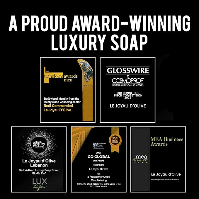 LJO Chemical-Free Soap | No Titanium Dioxide | No Artificial Perfumes | Handmade with Certified Essential Oils | All-Natural Lavender Soap Bar | Naturally Matured for 5 Months | Pack of 1