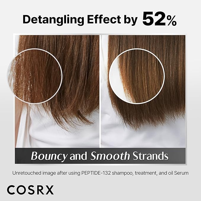 COSRX PEPTIDE 132 Glow Hair Care Set - Bonding Treatment + Bonding Oil Serum
