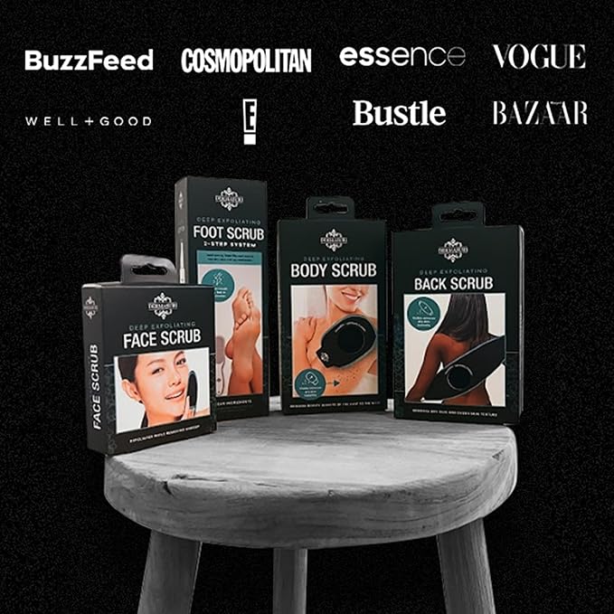 Dermasuri - Callus Remover Foot Scrub - Exfoliating Feet Spray-on Formula and Reusable Deluxe Sole File - Dead Skin Remover, Callus Rasp Scrubber, Peel & Soften Cracked Heels - Deluxe Pedicure Spa Kit