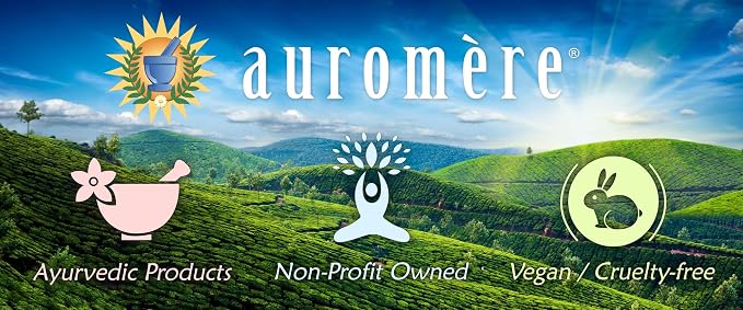Auromere Ayurvedic Massage Oil - Vegan, Cruelty Free, Natural, Non GMO, with Cold-Pressed Sesame Oil Infused with 25 Herbal Extracts (32 fl oz), 1 Pack