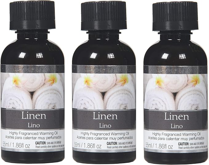 Hosley Linen Highly Scented Warming Oils for Meditation, Yoga, Spa Highly Scented Fragrance Oils for Home 55 ml Bottles Pack of 3