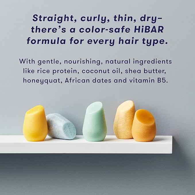 HIBAR - Hydrate Body Wash & Moisturize Shampoo Bar Bundle - Plastic, Paraben and Soap Free