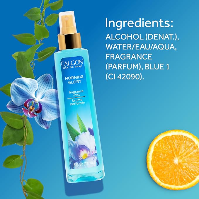 Calgon Fragrance Body Mist, Morning Glory, 8 fl oz