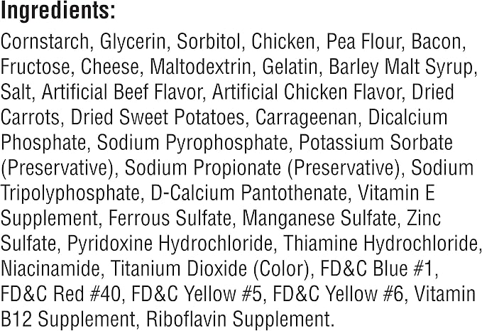 SmartBones SmartSticks Rawhide-Free Dog Treats, Bacon & Cheese, 10 Count | With With Real Bacon & Cheese, Easy To Digest Chew, Vitamin & Mineral Enriched, Helps Maintain Healthy Teeth, For Small Dogs