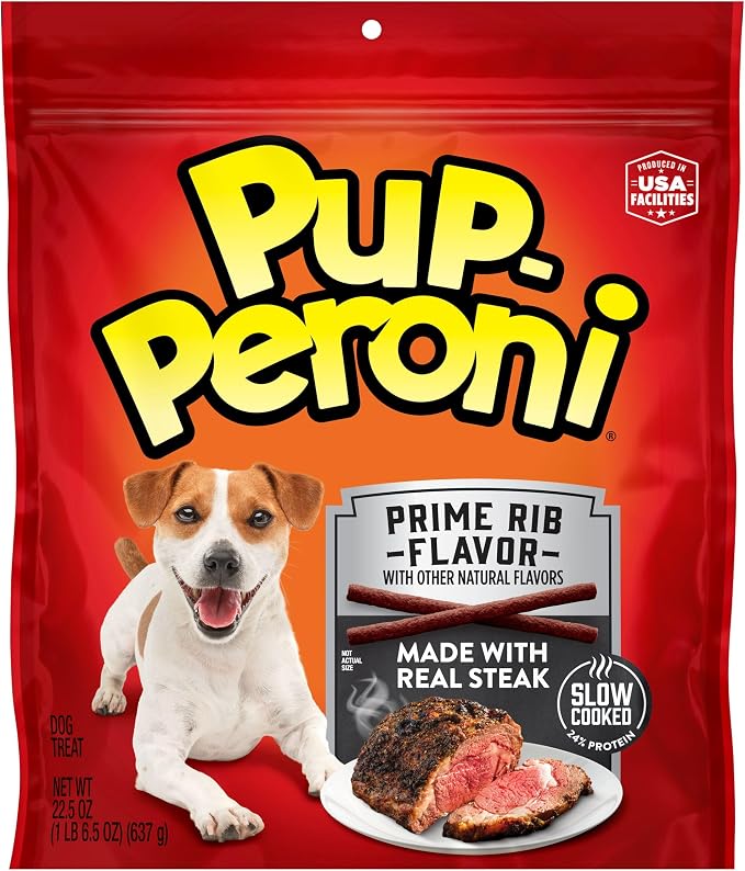 Pup-Peroni Prime Rib Flavor Dog Treats, 22.5 Oz. Bag