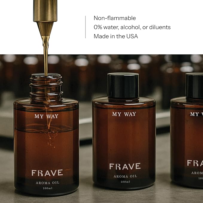 My Way Hotel Diffuser Oil, 100ml 3.38 oz Aroma Oil, Scent Inspired by Aroma 360’s “My Way” with a Twist, Aromatherapy Refill Fragrance for Waterless Cold Air Diffusers, Home, Office, Hotel