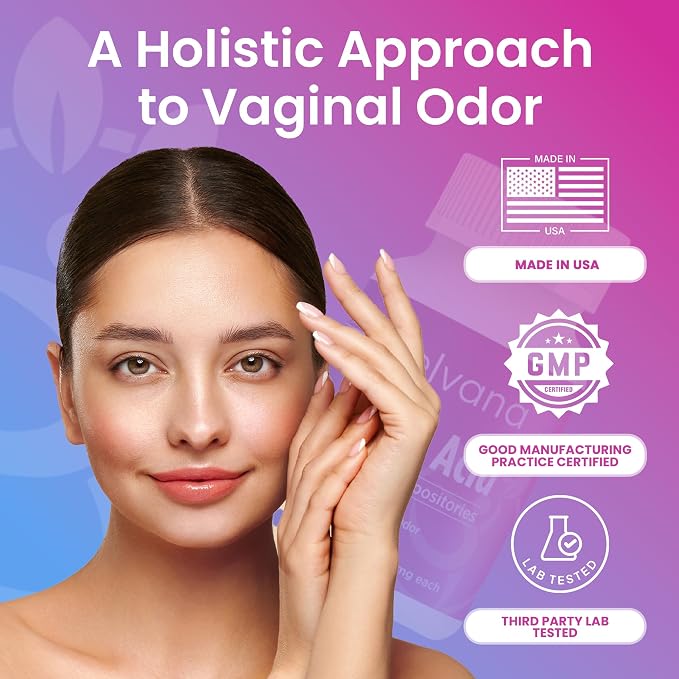 Pelvana Boric Acid Suppositories for Women - 30 Count + 7 Applicators + 20 pH Tests - 600mg Boric Acid Capsules for Vaginal Odor Use