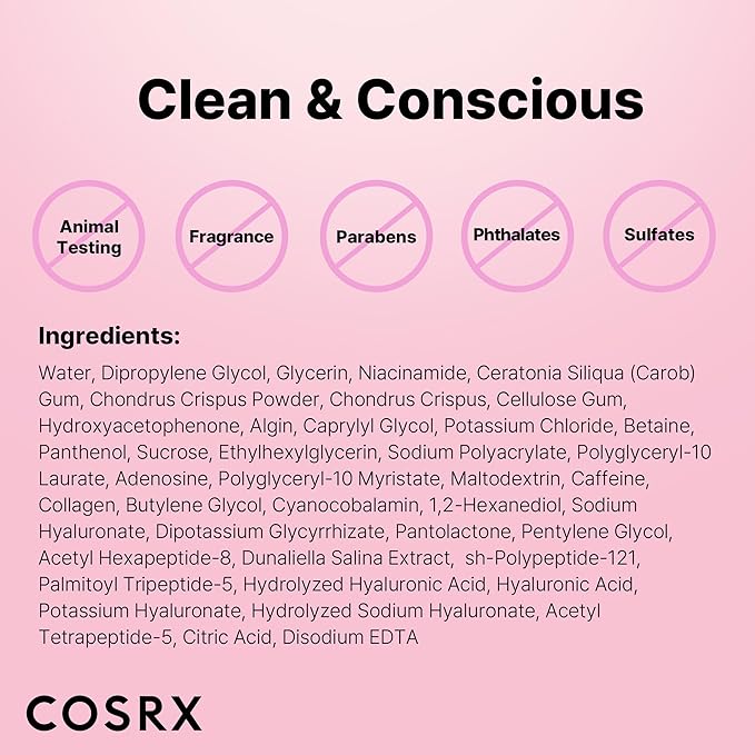 COSRX Snail Mucin Hydrogel Mask + Peptide Collagen Hydrogel Eye Patch