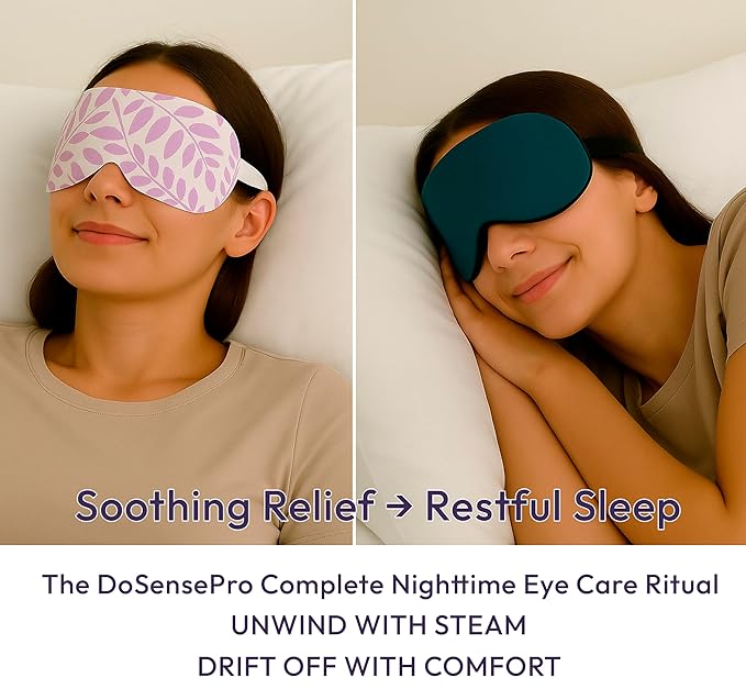 Steam Eye Mask - 16 Pack Lavender Self-Heating Warm Compress for Dry Eyes, Puffy Eyes Relief, Cornea Care, and Relaxation – Soothing & Comfortable Heated Eye Pads